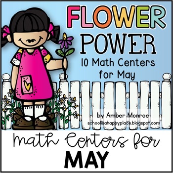 Preview of Flower Power {10 Math Centers for May}