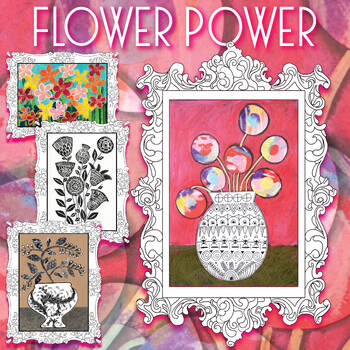 Preview of Flower Power: 4 Mixed-media projects