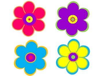 Flower Power Clip Art by Busy Bee Clip Art by Sarah Warner | TpT