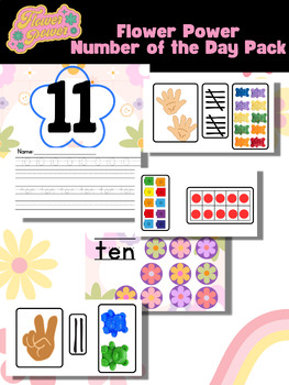 Preview of Flower Power Number of the Day Pack