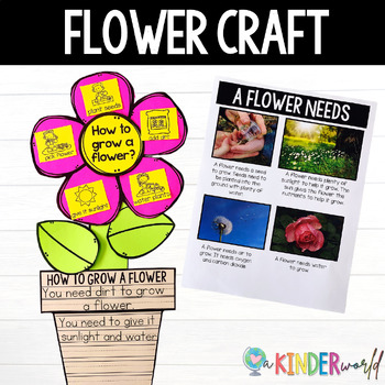 Preview of Flower Craft | Flower Life Cycle | Spring Activity