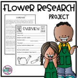 Flower Research Project: Google Slides and Printable