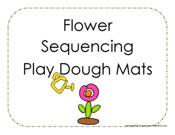 Growing a Flower Playdough Mat