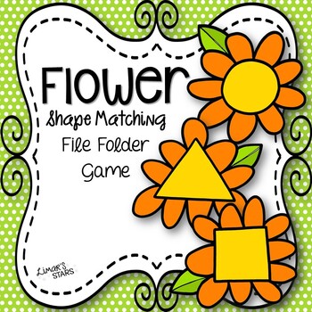 Preview of Flower Shape Matching File Folder Game {SPRING}