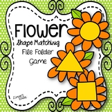 Flower Shape Matching File Folder Game {SPRING}