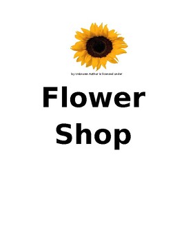 Preview of Flower Shop Dramatic Play