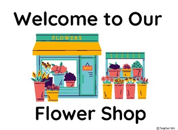 Preview of Flower Shop - Dramatic Play Printables