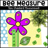 Bee Counting & Measurement Activity - Flower Non-Standard 