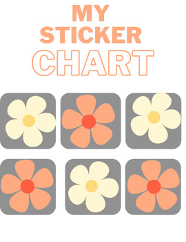 Preview of Flower Sticker Chart