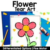 Flower Tear Art Craft | April Craft | May Craft