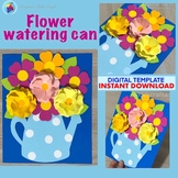 Flower Watering Can Mothers Day Card Mother’s Spring Summe