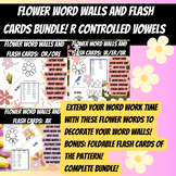 Flower Word Wall and Flash Card Bundle: R controlled vowels