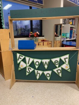 Preview of Flower shop banner - dramatic play area