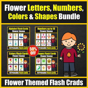 Easy Color by Numbers Art Flowers in a Pot Printable Learn Numbers and  Colors