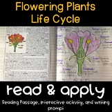 Flowering Plant Parts and Life Cycle Read and Apply {NGSS 