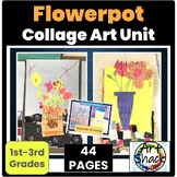 Flowerpot Collage: A Paper Creation. Google Slides & PDF F