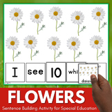 Flower Speech Therapy Activity Building Sentences Mother`s