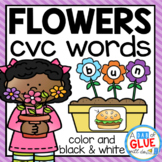 Flowers CVC Word Building Activity