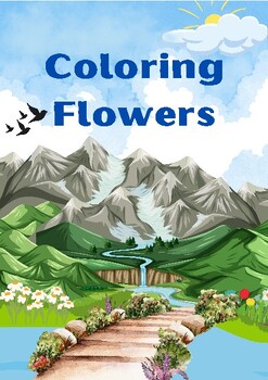 Preview of Flowers Coloring Book