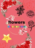 Flowers Coloring Book for Kids Ages 4-8