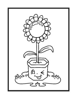 Download Flowers Coloring Book For Kids Flowers Coloring Pages 8x11 30 Designs