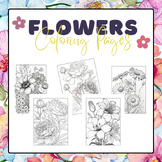 Flowers Coloring Pages | Spring Time Activities