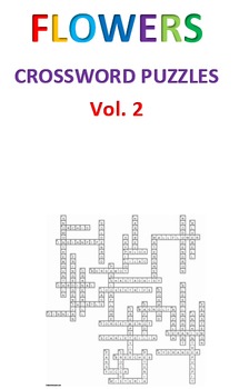 20+ Flower Part Crossword Puzzle