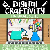 Spring Digital Craft / Craftivity on Google Slides: Flower