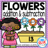 Flowers Editable Addition and Subtraction Activity