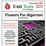 Flowers For Algernon Unit Test Interactive PDF Format
