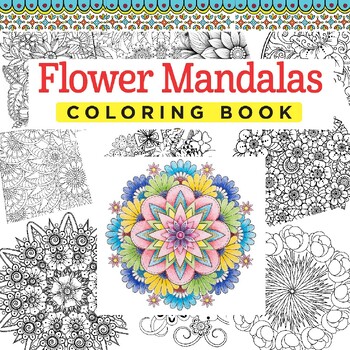 Flowers Mandala Coloring Pages Printable For Kids by ZARDINIACOLOR