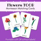 Flowers Montessori Matching Cards (SafariLtd Toob)