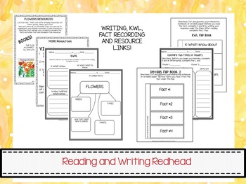 Flowers Multidisciplinary Resources by Reading and Writing Redhead