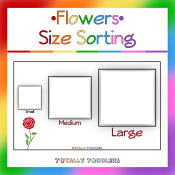 Preview of Flowers | Size Sorting