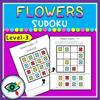flowers sudoku games printable by planerium teachers pay