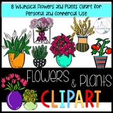 Flowers and Plants CLIPART for Personal and Commercial Use