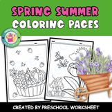 Flowers coloring sheets | Summer Coloring Pages