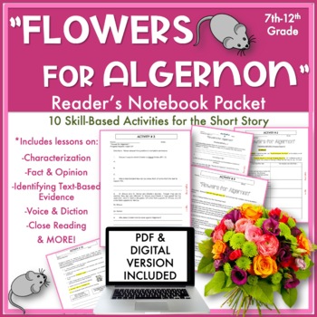 Preview of Flowers for Algernon Worksheets, Activities, Reader's Workshop