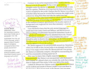 Preview of Flowers for Algernon Annotated Text Section 3 (May 15 to July 28/End of Story)