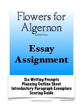 grade 8 flowers for algernon essay