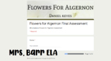 Flowers for Algernon Final Assessment **Google Form!!*No Prep!