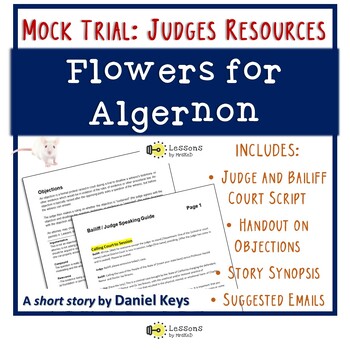 Preview of Flowers for Algernon: Judges Resources