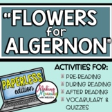 "Flowers for Algernon" Short Story Digital Notebook - PAPERLESS