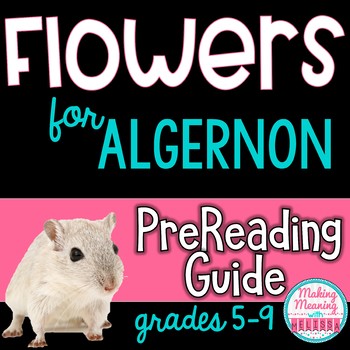 Preview of Flowers for Algernon Pre-Reading Guide, Anticipation, Multiple Intelligence