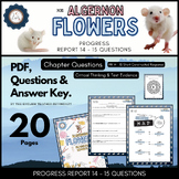 Flowers for Algernon Progress Report 14 - 15 Questions Worksheets