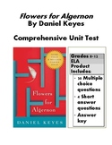 Flowers for Algernon (novel) Unit Test & Answer Key