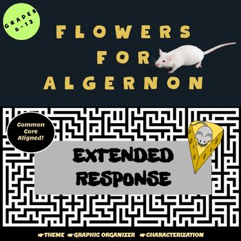 Preview of Flowers for Algernon by Daniel Keyes, Characterization & Extended Response