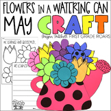 Flowers in a Watering Can Craft & Writing Spring May Mothe
