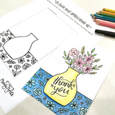 Flowers of Appreciation Card Drawing Activity -Mother's Da