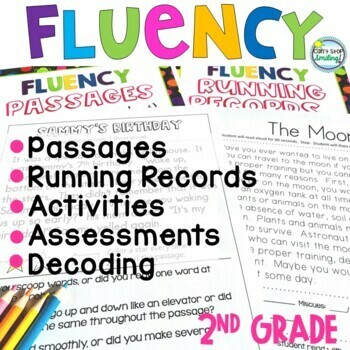 Preview of Reading Fluency Passages 2nd Grade 3rd Grade Activities